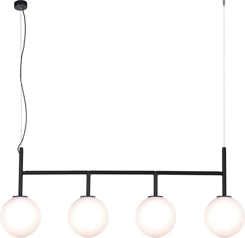 Loftowa lampa wisząca nad stół poczwórna R1-L16