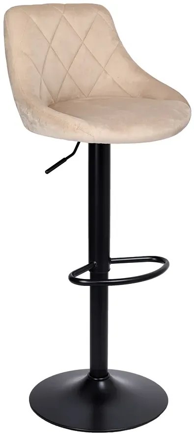 Beżowy tapicerowany hoker kuchenny K5-D62