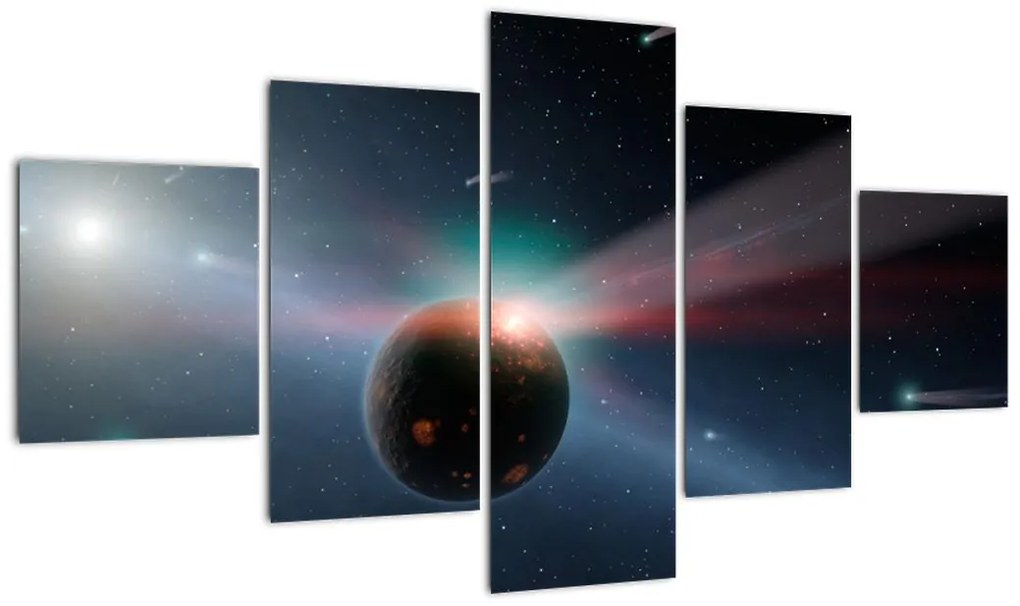 Obraz planety (125x70 cm)