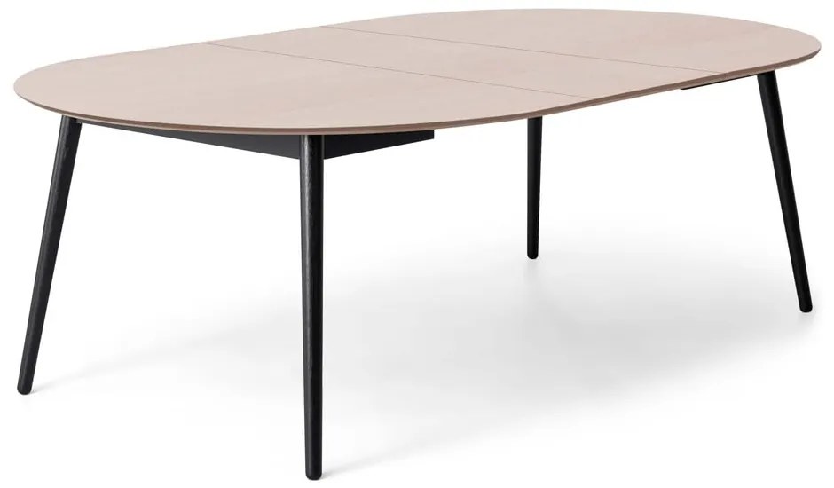 Okrągły rozkładany stół z dodatkowym blatem w dekorze dębu ø 135 cm Meza – Hammel Furniture