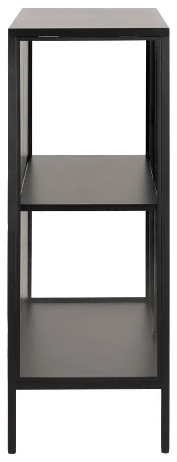 Czarna metalowa witryna Actona Newcastle, wys. 98,7 cm
