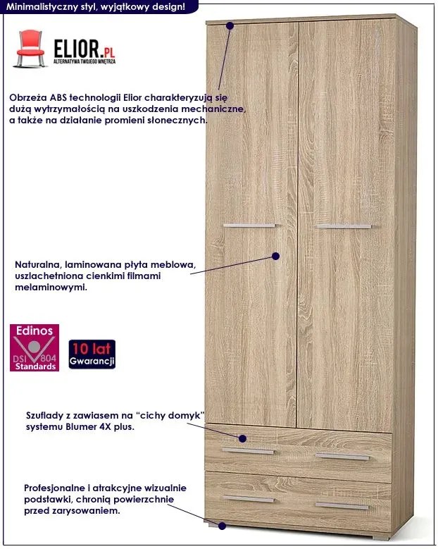 Szafa Kaloe C3 - dąb sonoma