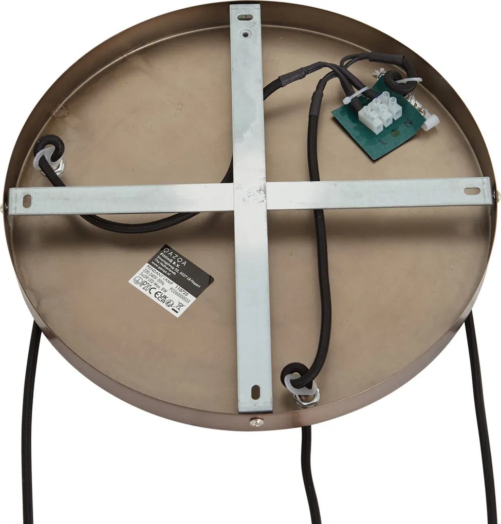 Designerska lampa wisząca ciemny brąz 3-punktowa - Ard