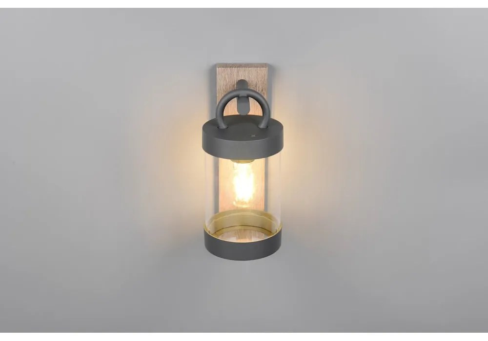 Zewnętrzna lampa ścienna (wysokość 33 cm) Sambesi – Trio