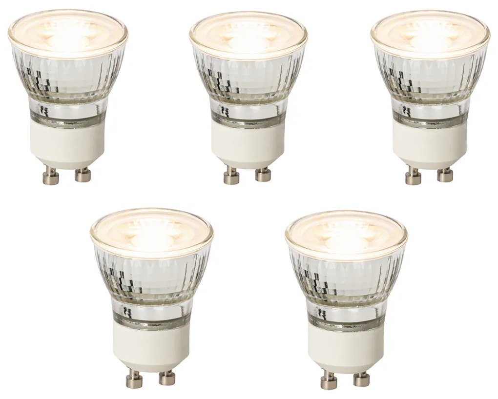 Zestaw 5 ściemnialnych żarówek LED GU10 35 mm 3W 220 lm 2700K