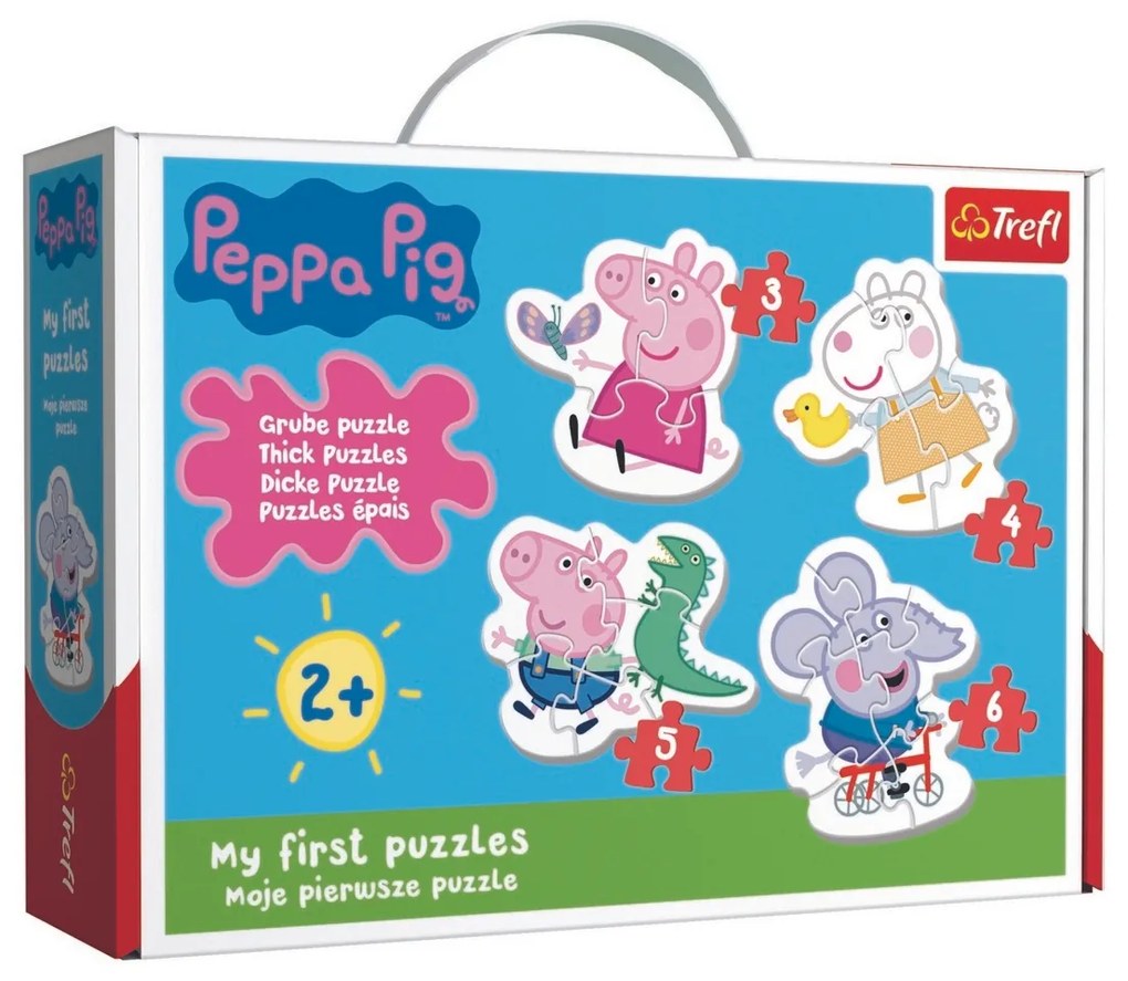 Trefl Baby puzzle Świnka Peppa, 4w1