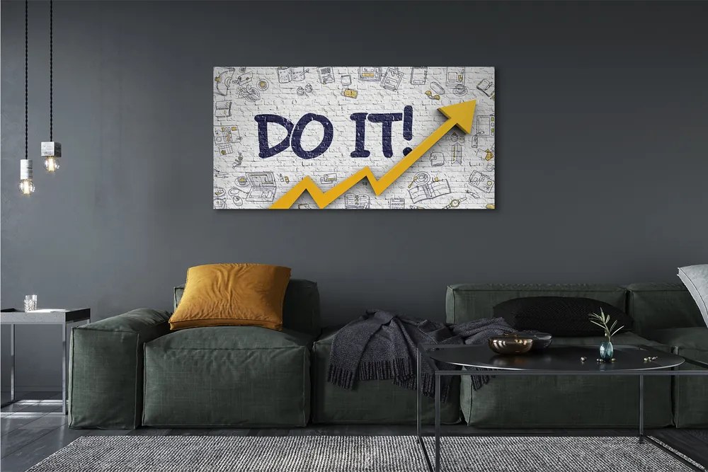 Fotoobraz na płótnie Motywacja: Napis "Do It"