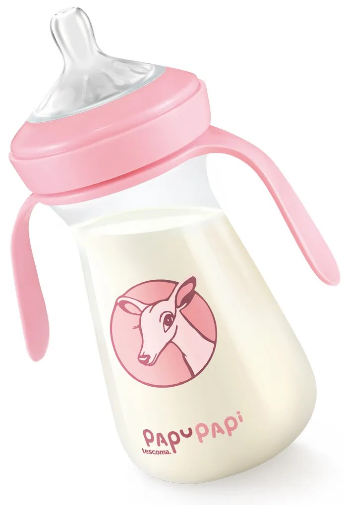 Tescoma Butelka PAPU PAPI 250 ml, różowa, 250 ml