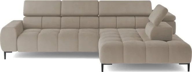 Narożnik PLAZA L Prawostronny w tkaninie Solar 16 WERSAL