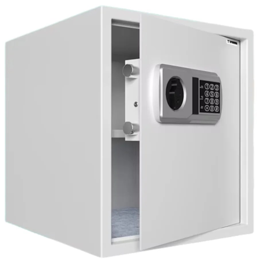 Elektroniczny sejf meblowy SECURITY, 35 x 40 x 40cm, srebrny Deuba