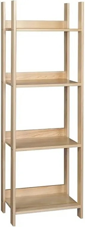 Regał drewniany 150 x 54 cm Eko, 4 półki, kolor sosnowy