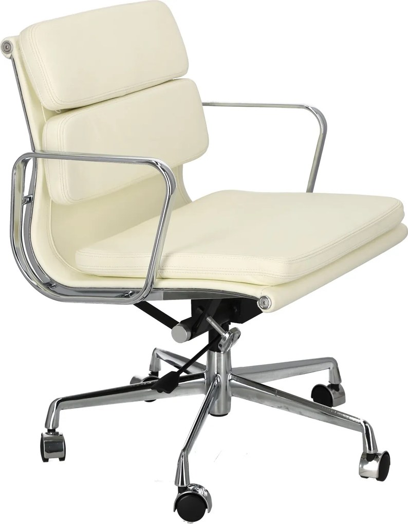 Fotel biurowy CH2171T skóra chrom