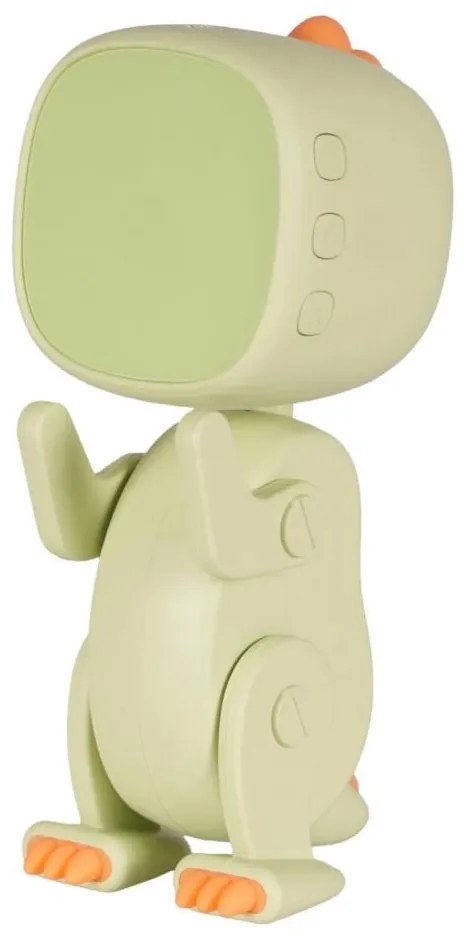 LED Dziecięca lampka nocna ściemnialna z budzikiem ROBOT LED/1W/5V 1200 mAh