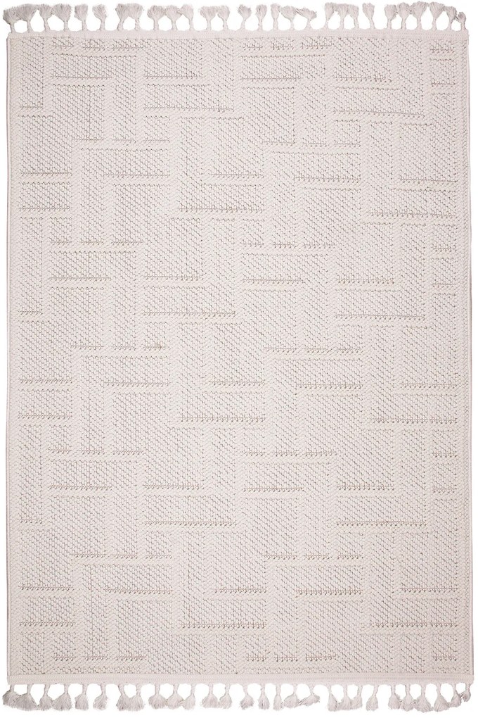 Dywan Effect Nowoczesny kremowy 200x300 Prostokąt