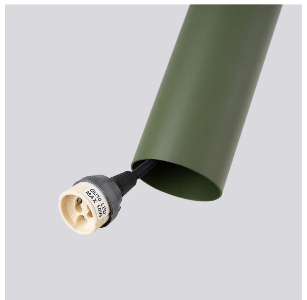 Zielona lampa wisząca Castro – Sollux