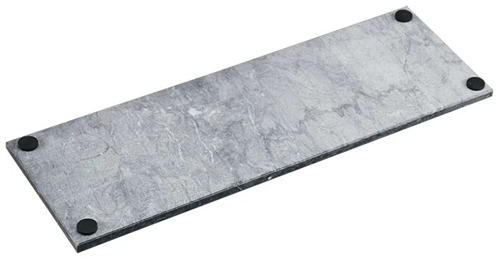 Półmisek do serwowania z polerowanego marmuru, 38 x 13 cm