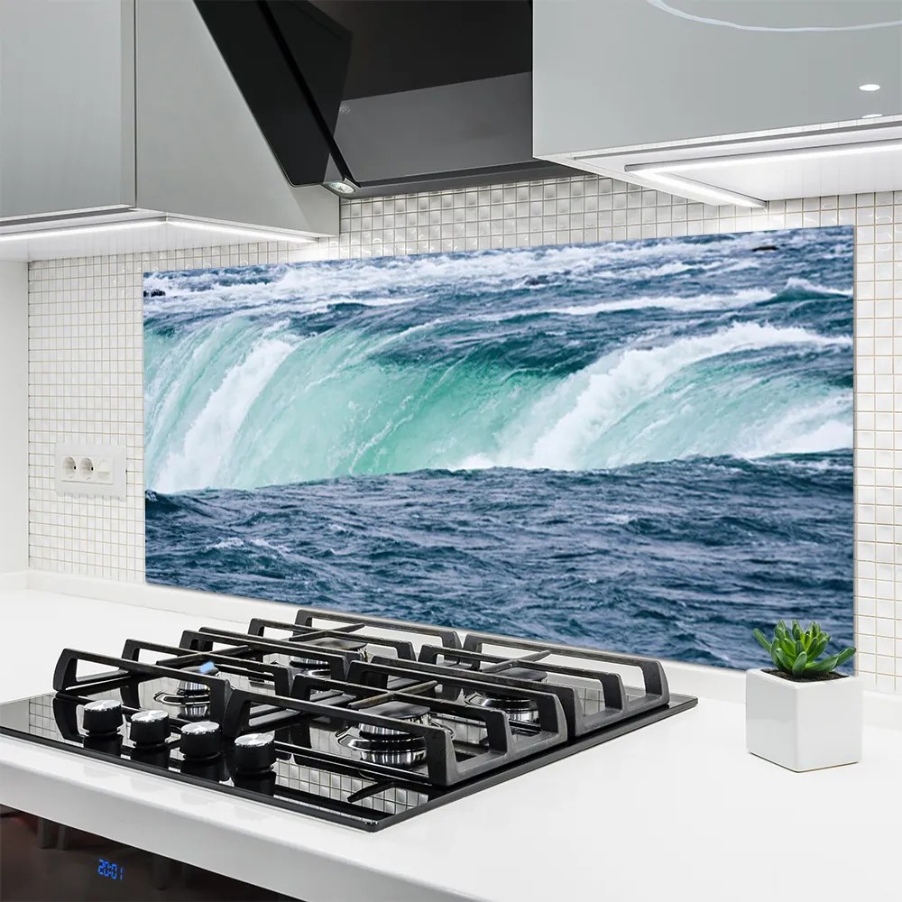 Panel nad blat kuchenny Potężna Kaskada Wodna