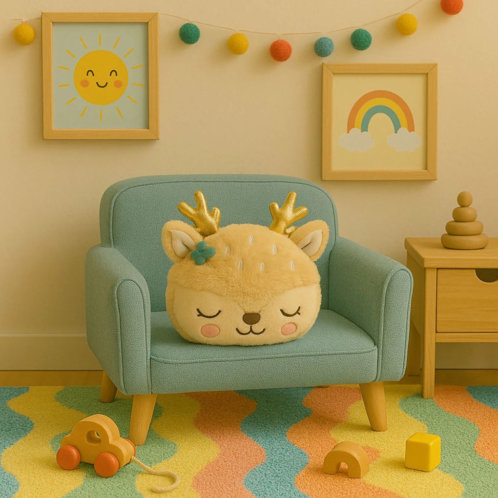 Poduszka przytulanka Reniferek, 28 x 25 x 10 cm