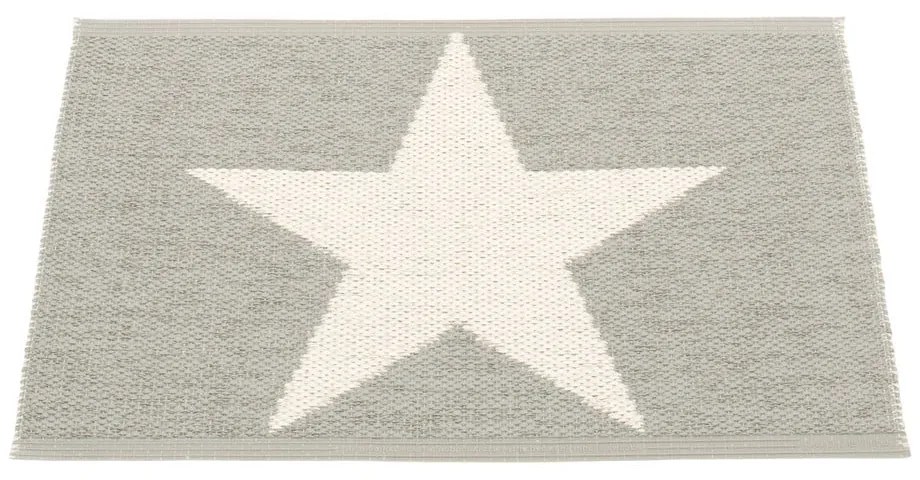 Jasnoszary dywan odpowiedni na zewnątrz 70x50 cm Viggo Warm Grey – Pappelina