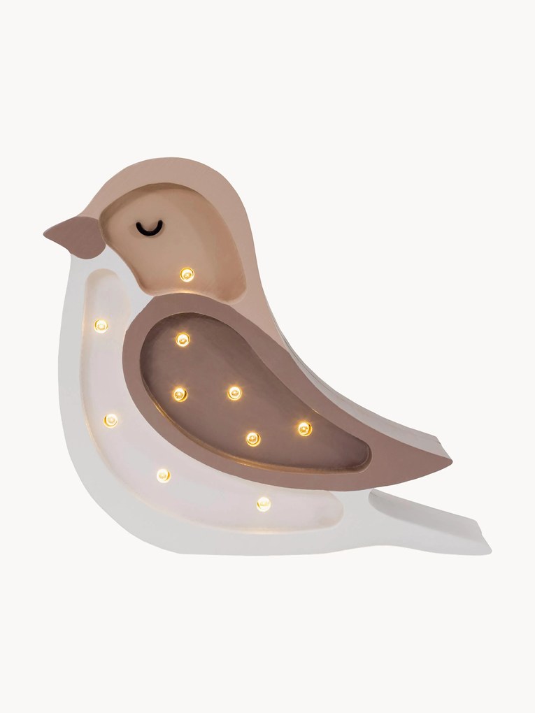 Ręcznie wykonana lampa LED z funkcją przyciemniania, pilotem i funkcją timera Bird Mini