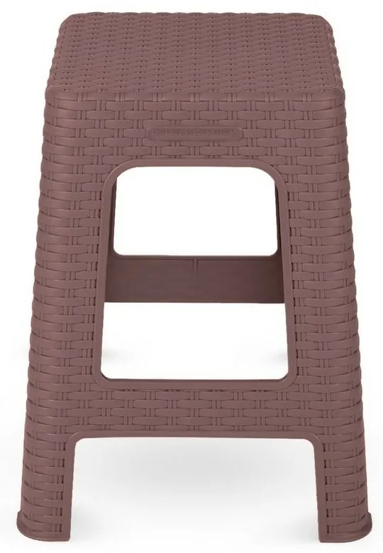Rattanowy stołek Brown 28 x 28 x 45 cm
