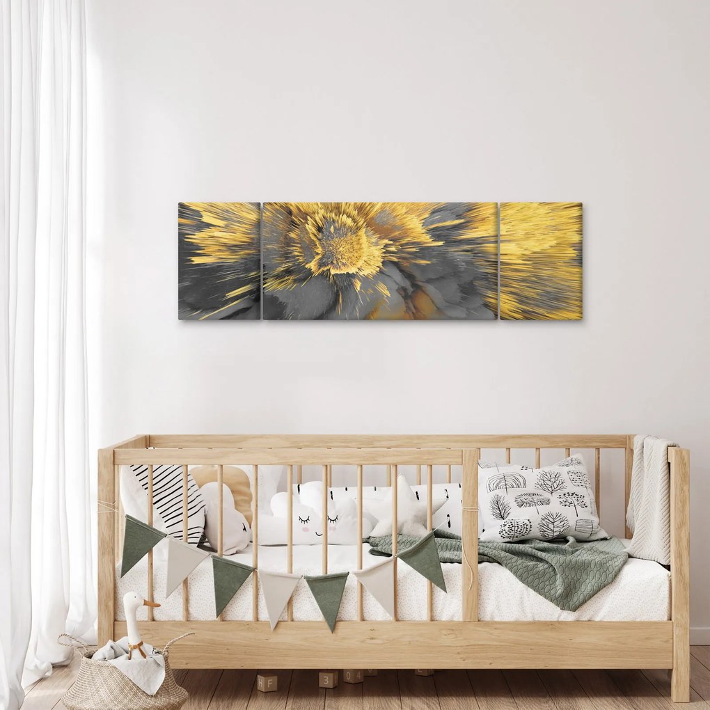 Obraz - Złota ekspansja (170x50 cm)