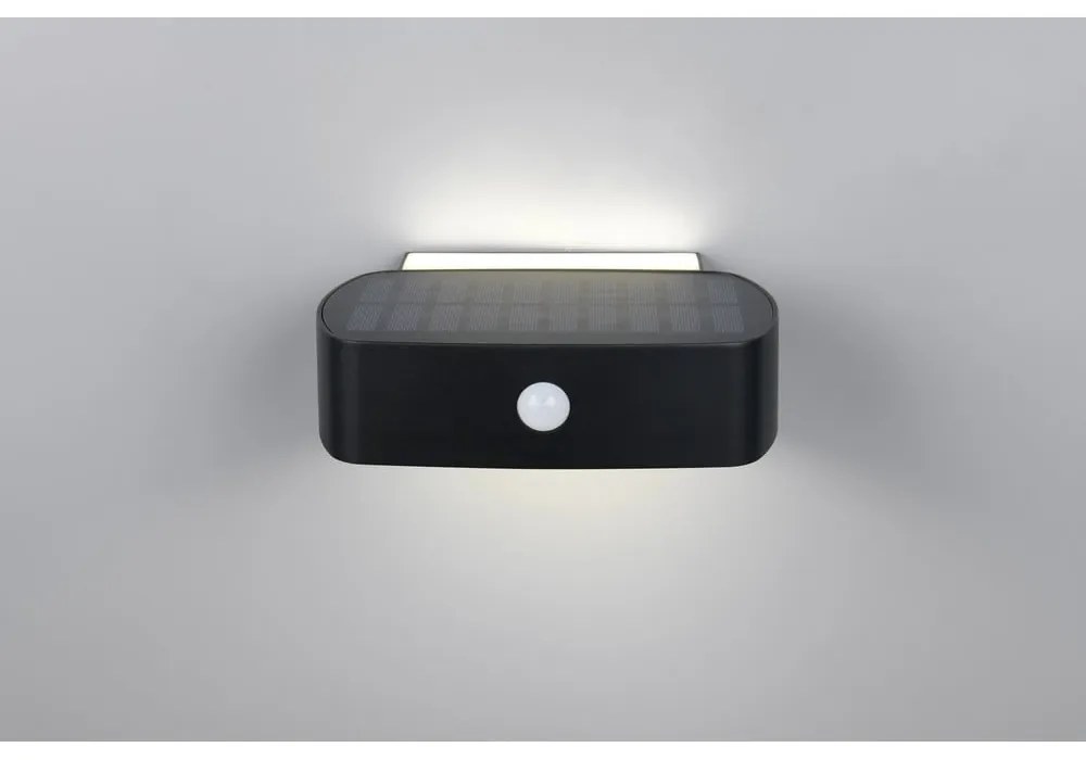 Zewnętrzna solarna lampa ścienna LED (wysokość 6 cm) Bilbao – Trio