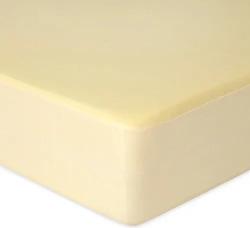 Matex Jersey nieprzepuszczalne prześcieradło ecru, 90 x 200 cm