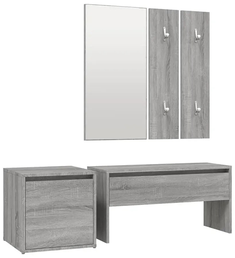 Zestaw do przedpokoju szary dąb sonoma M8-E75