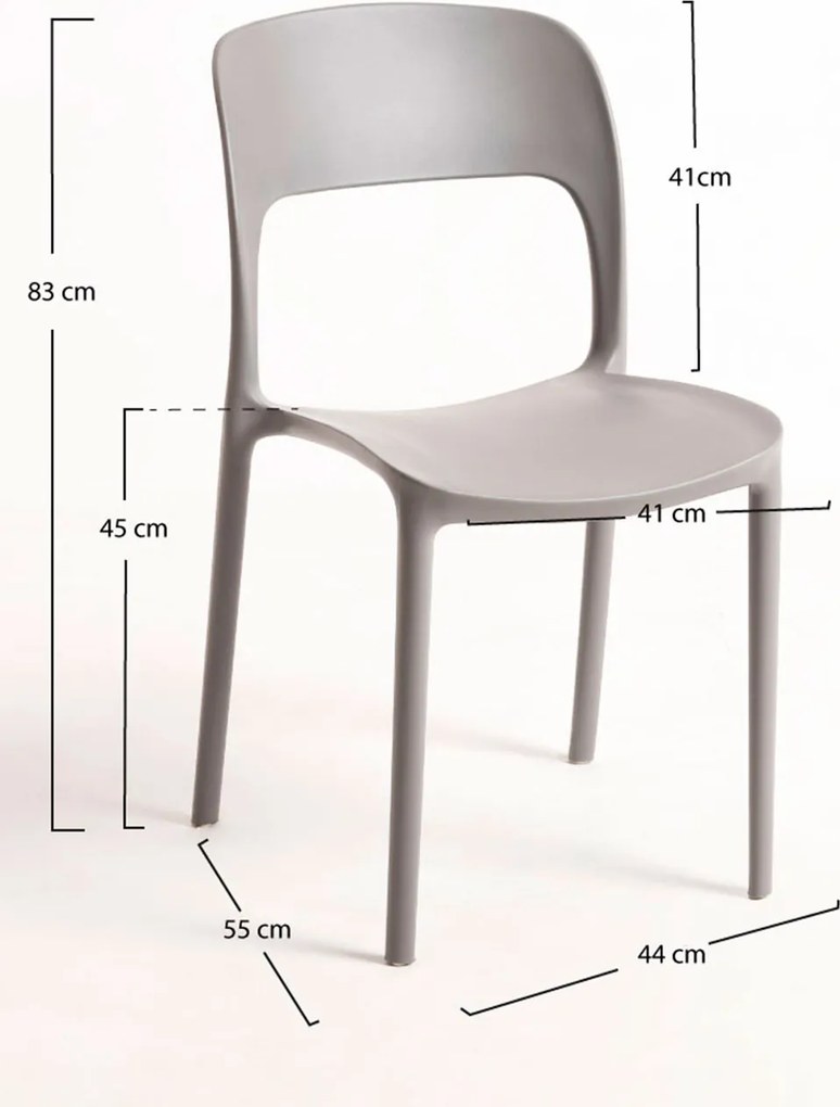 Zestaw 4 Krzese Inis