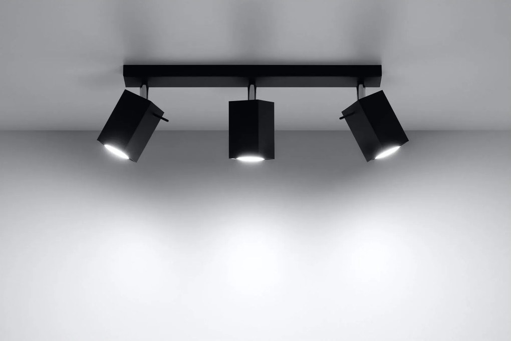Halogenowy plafon LED E788-Rexi - czarny