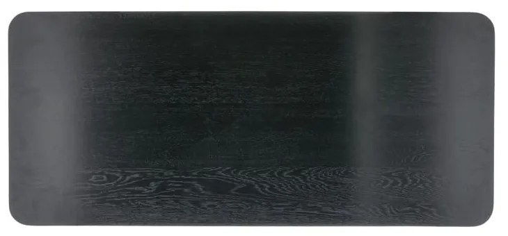 Stół konsolowy czarny dąb 100x44,5 cm Bast - Villa Collection