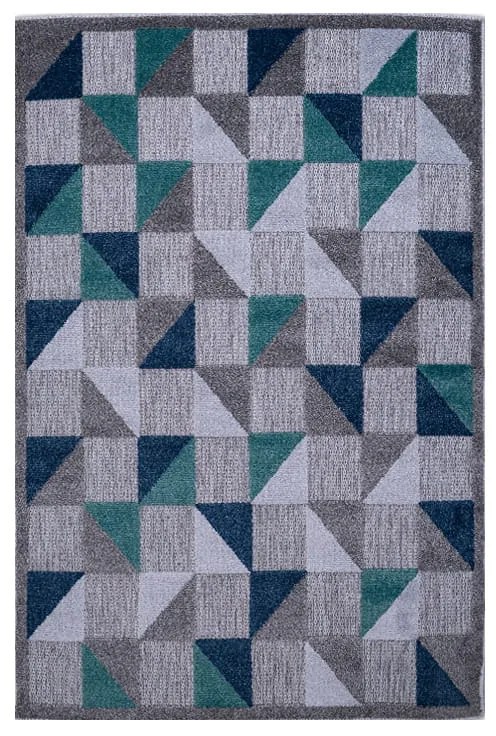 Dywan zewnętrzny Modena trójkąty multikolor 120 cm x 170 cm