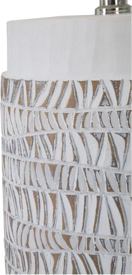 Beżowa lampa stołowa z tekstylnym kloszem (wysokość 60,5 cm) Nairobi – Mauro Ferretti