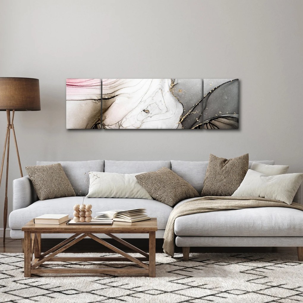 Obraz - Atrament marmurkowy (170x50 cm)