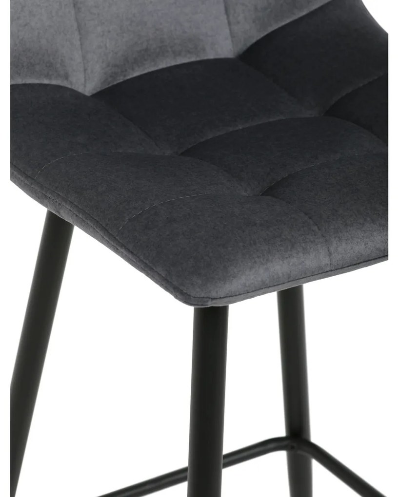 Zestaw krzeseł barowych B-X7015 GREY2, 4 szt.