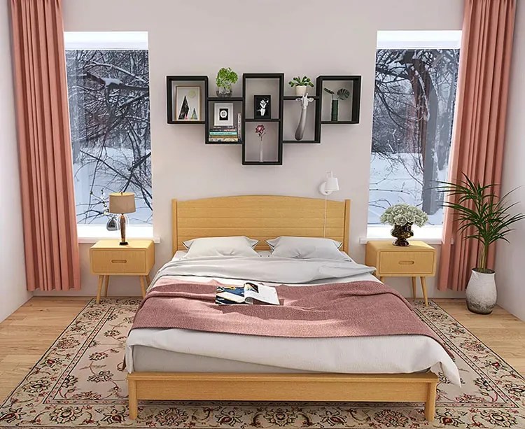 Czarna Nowoczesna Półka Wisząca M2-Z40