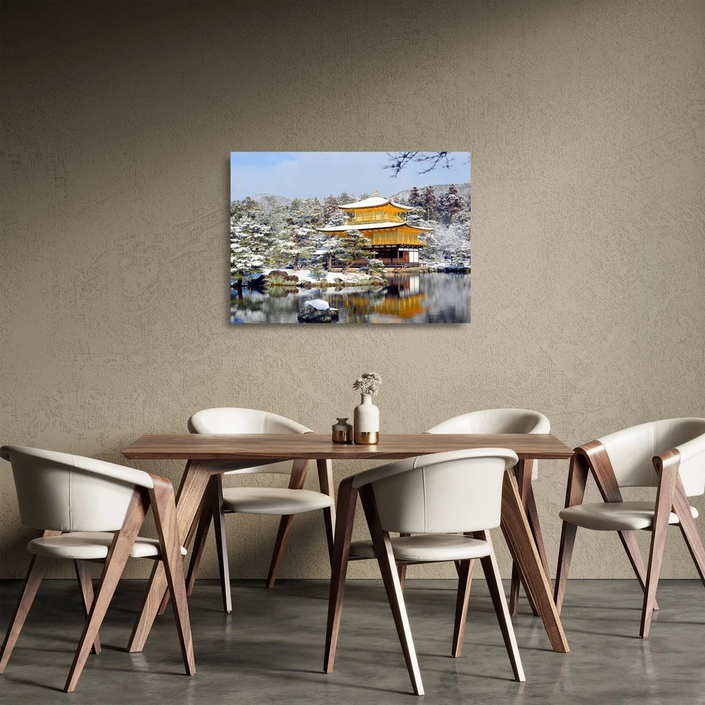 Obraz na szkle - Kinkakuji, Japonia (70x50 cm)