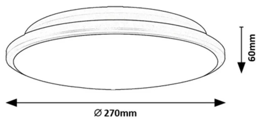 Rabalux 71126 oświetlenie sufitowe LED Engon, 18 W, czarny