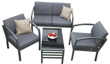 BELLARIA LOUNGE - zestaw ogrodowy aluminiowy