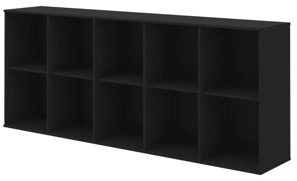 Czarny modułowy system półek 169x69 cm Mistral Kubus – Hammel Furniture