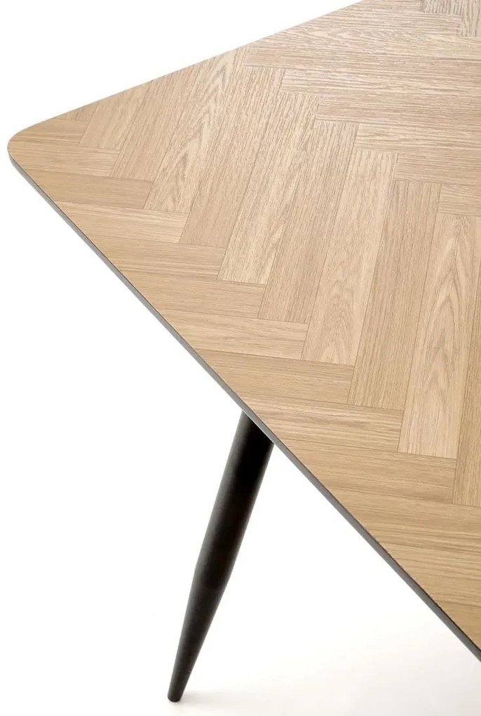 Prostokątny stół w stylu modern retro 120x80 - Sado