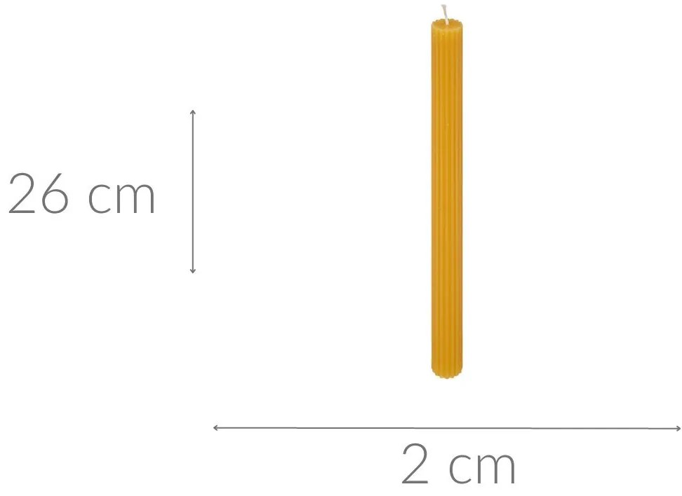 Świeczka DEMI, 26 cm