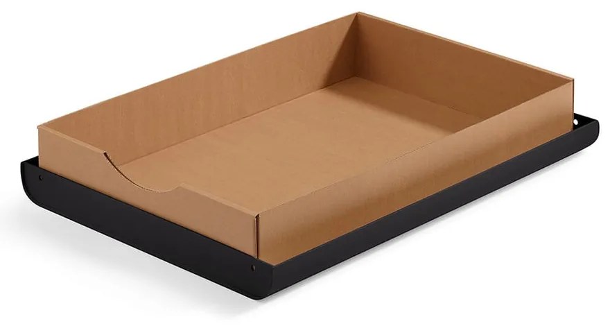 Czarna kuweta dla kota 41x54,5 cm Sito Black – MiaCara