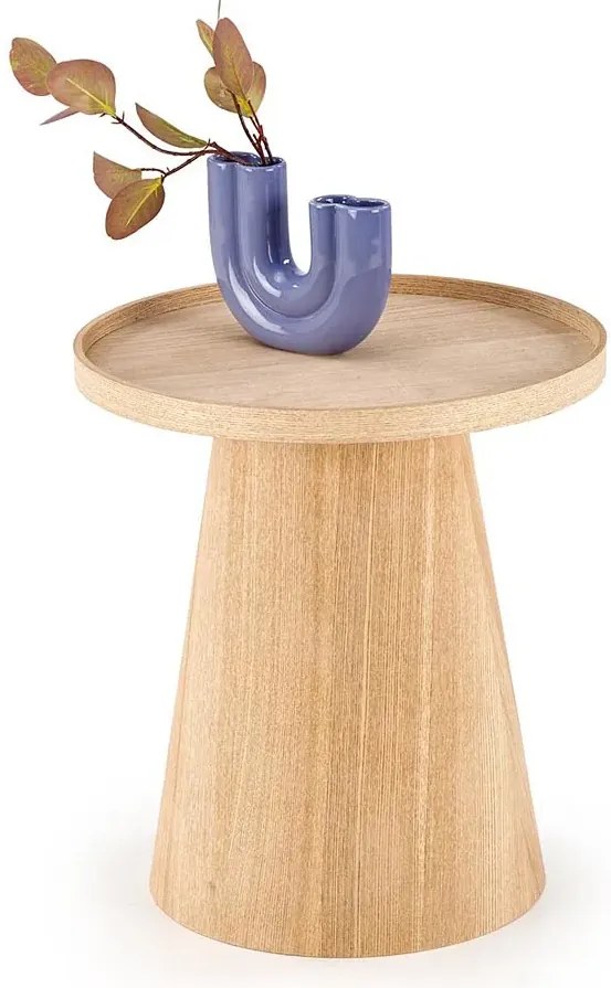 Okrągły stolik kawowy w naturalnym kolorze G4-M37