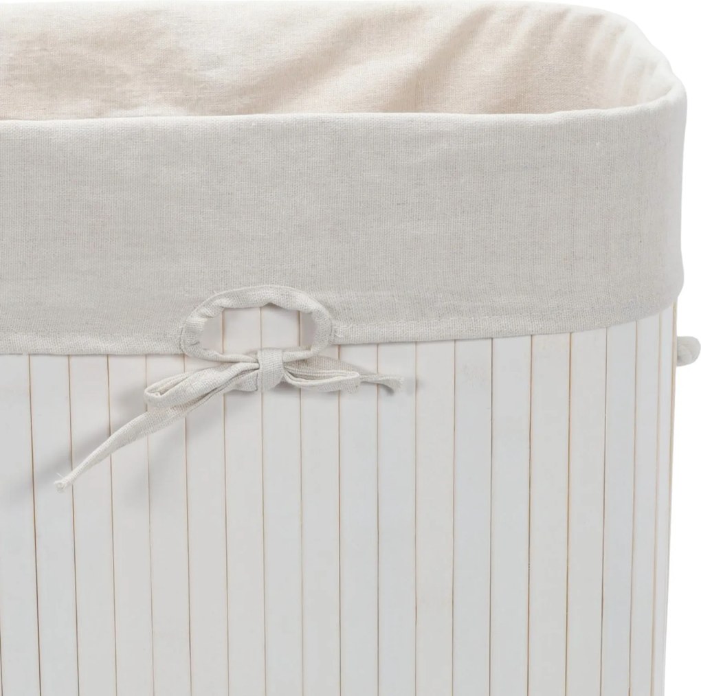 Bambusowy kosz na pranie ZORA, 72 l