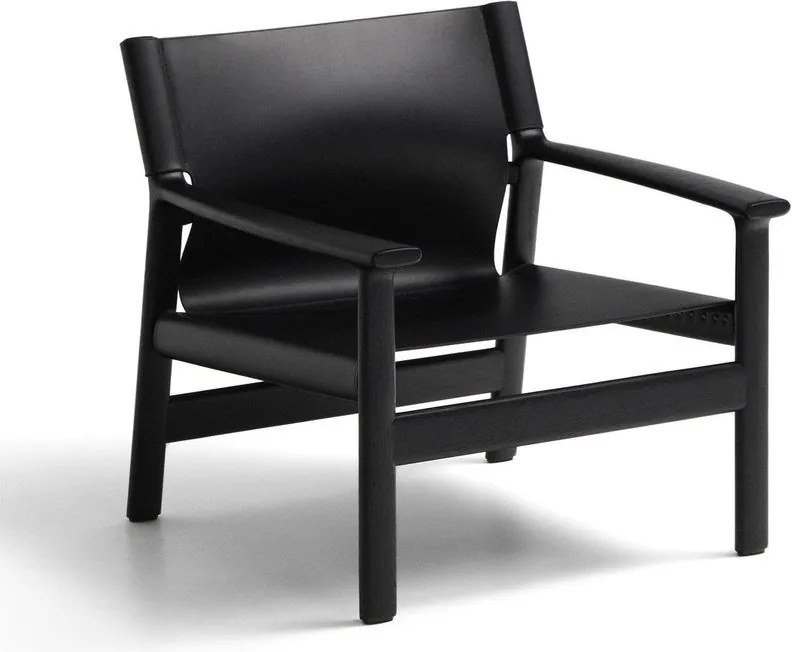 Czarny skórzany fotel Jan – Kave Home