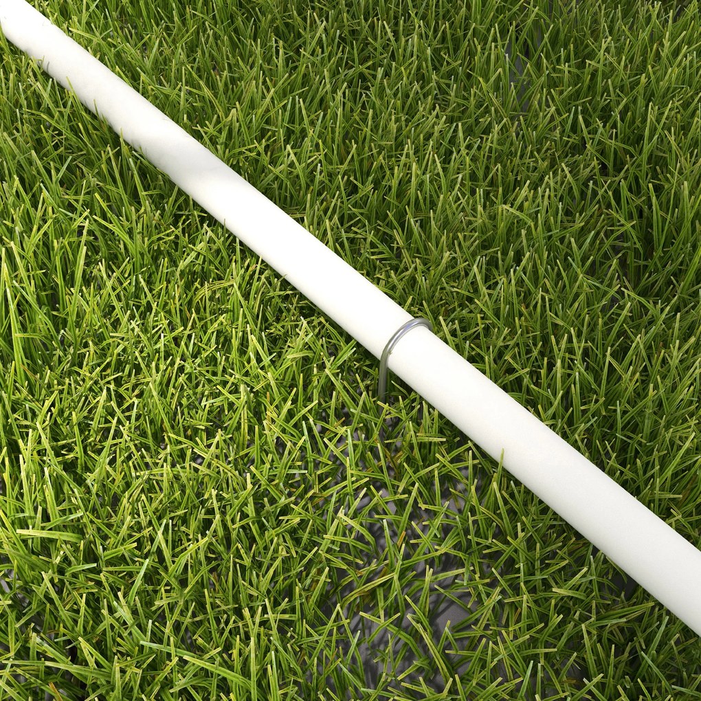 PawHut Zestaw do Agility dla Psów, 4-częściowy, w zestawie torba, Plastik, 89x69x99 cm, Biały+Pomarańczowy