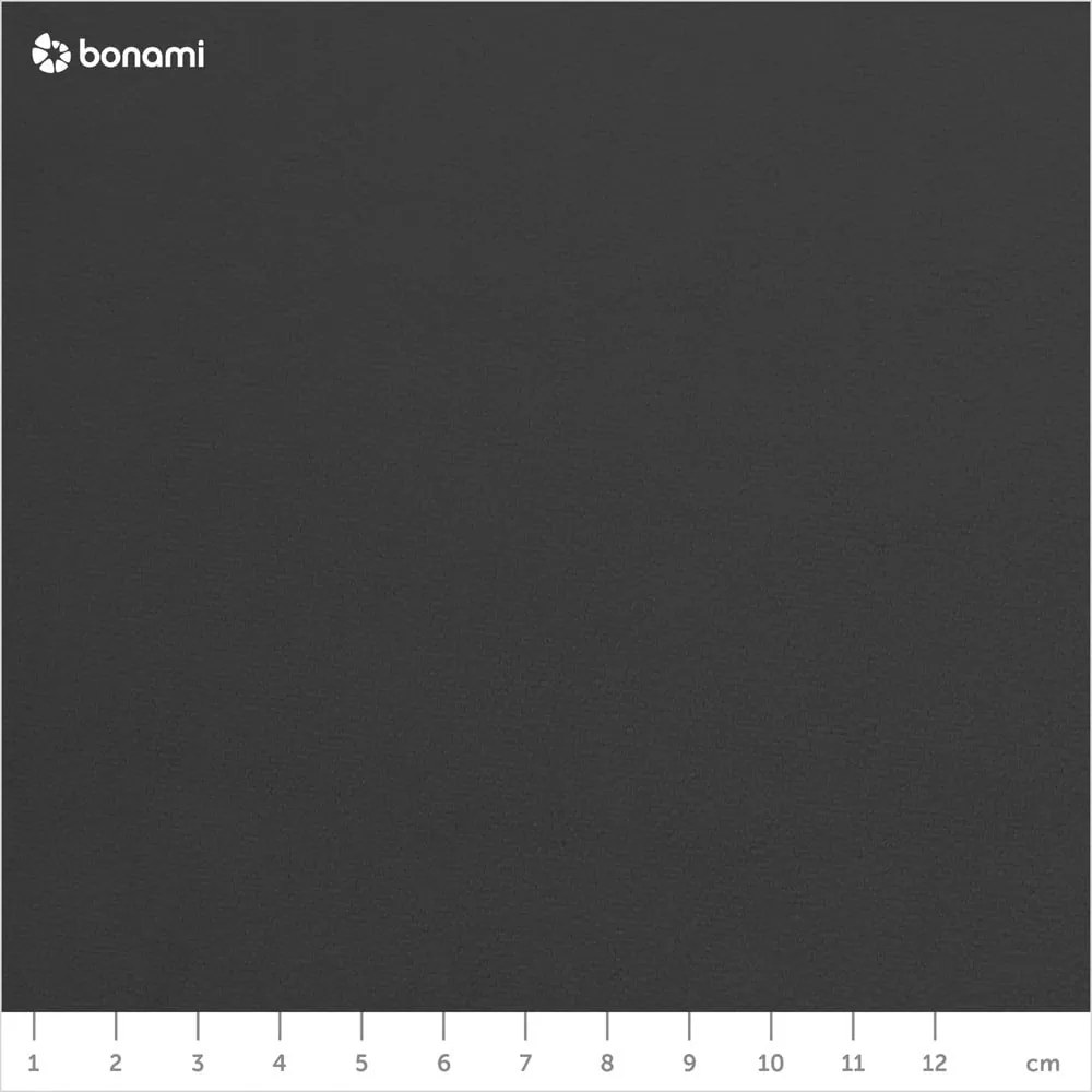 Ciemnoszare aksamitne tapicerowane łóżko dwuosobowe ze schowkiem i stelażem 140x200 cm Brody – Mazzini Beds