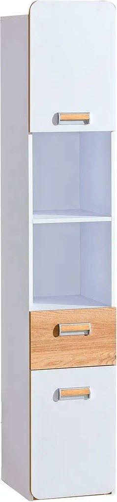 Szafa MANTI - Biały / Wysokość 188 cm / 35 cm